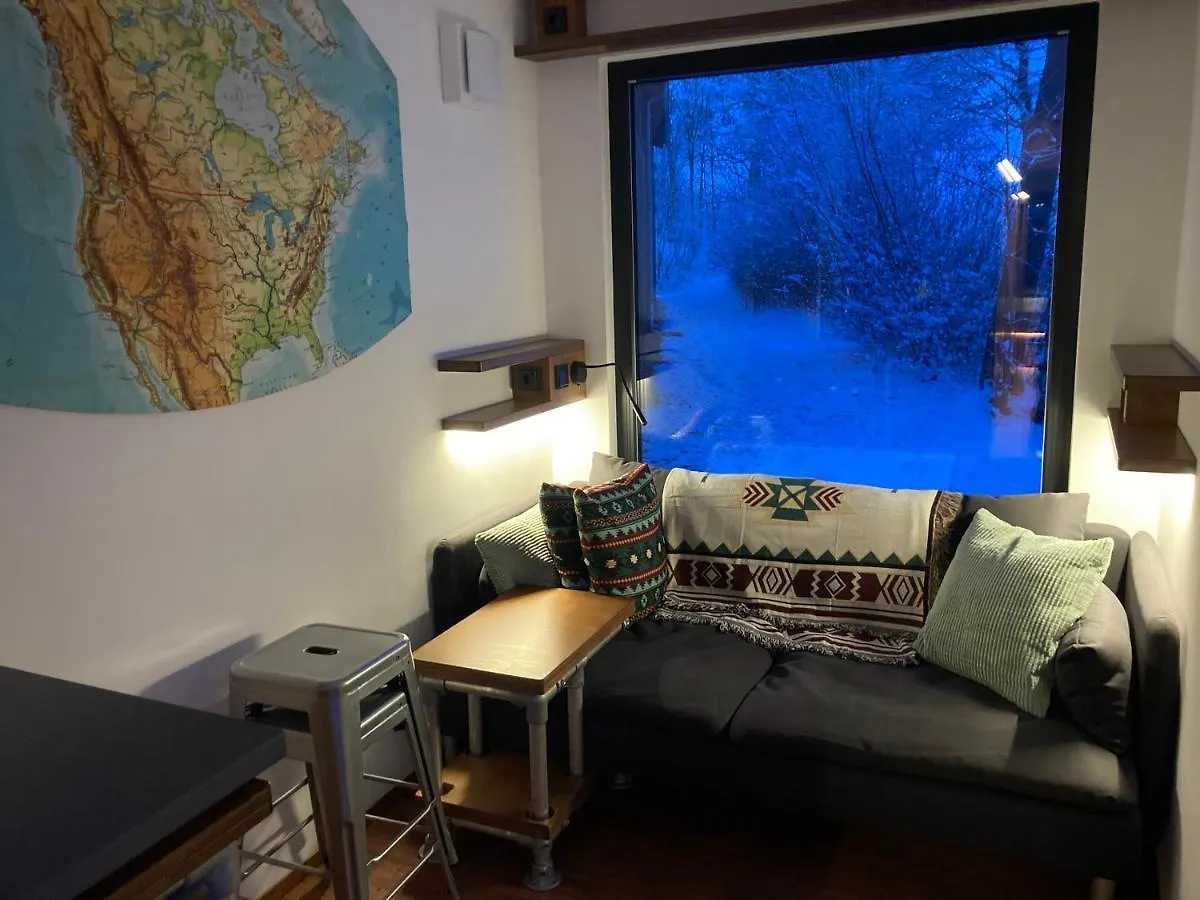 度假居 Tiny House Im Seecontainer Mit Parkplatz, Glasfaser, Netflix, Veranda Und Gehobener Ausstattung 科堡