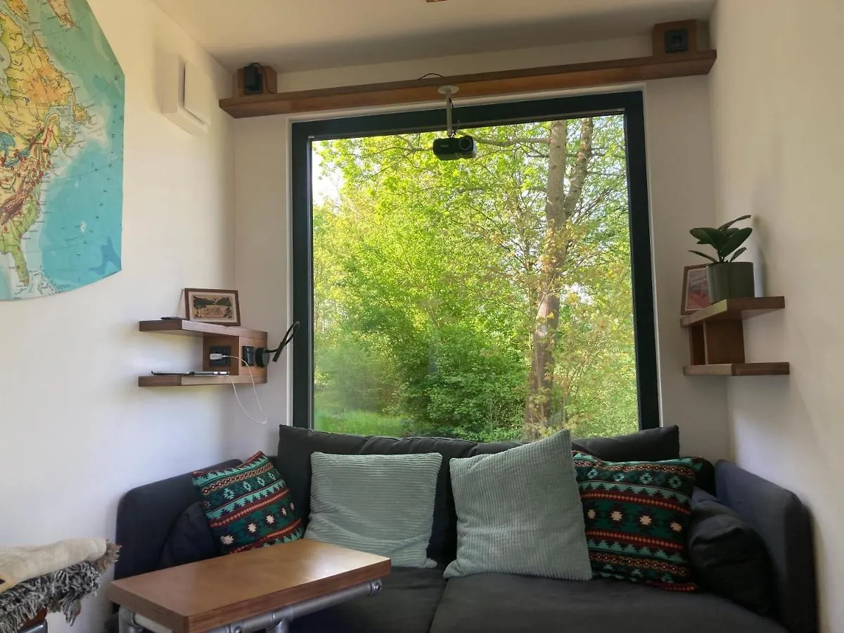 Tiny House Im Seecontainer Mit Parkplatz, Glasfaser, Netflix, Veranda Und Gehobener Ausstattung 科堡 德国