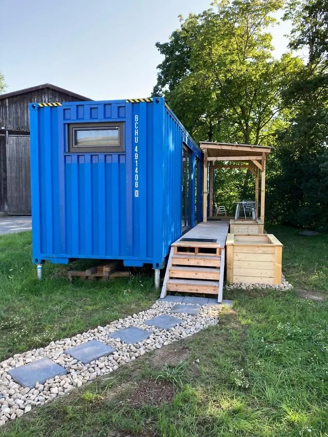Tiny House Im Seecontainer Mit Parkplatz, Glasfaser, Netflix, Veranda Und Gehobener Ausstattung 科堡