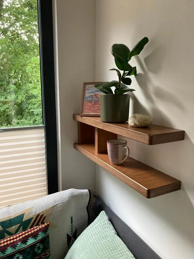 Tiny House Im Seecontainer Mit Parkplatz, Glasfaser, Netflix, Veranda Und Gehobener Ausstattung 科堡